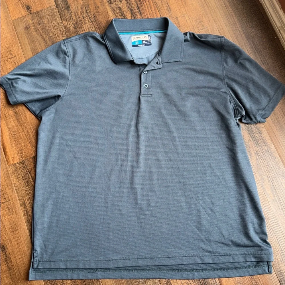 ❤️Magellan Outdoors Men's Polo Shirts - Blue and Tan